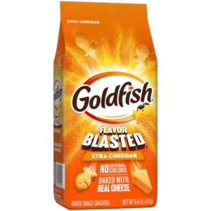 Goldfish Flavor Blasted Xtra Cheddar Cheese Crackers, 6.6 Oz Bag